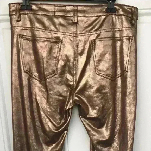 V Cristina metallic copper jeggings size 6 - Picture 5 of 13